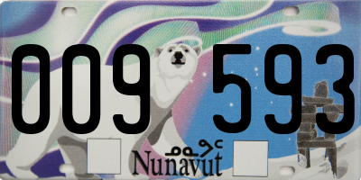 NU license plate 009593