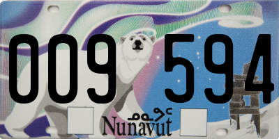 NU license plate 009594