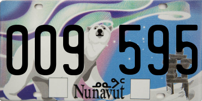 NU license plate 009595