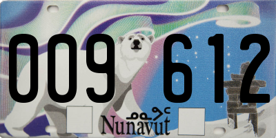 NU license plate 009612