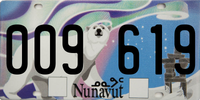 NU license plate 009619