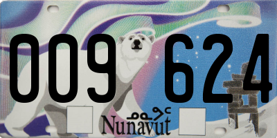 NU license plate 009624