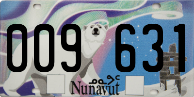 NU license plate 009631