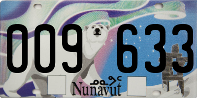 NU license plate 009633