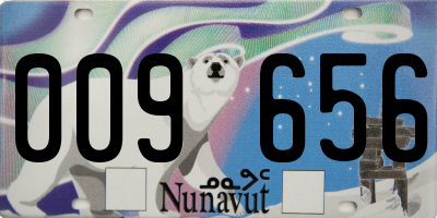 NU license plate 009656