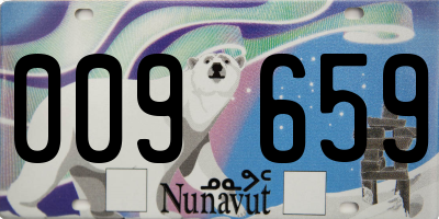 NU license plate 009659