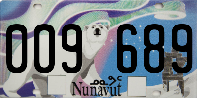 NU license plate 009689