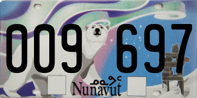 NU license plate 009697