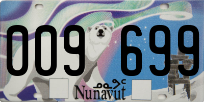 NU license plate 009699