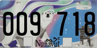 NU license plate 009718