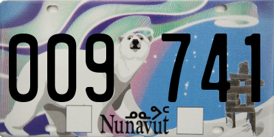 NU license plate 009741