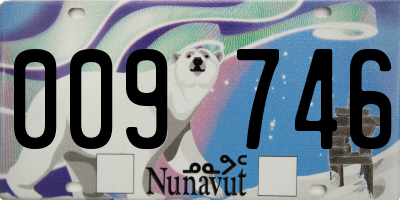 NU license plate 009746