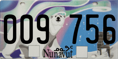 NU license plate 009756