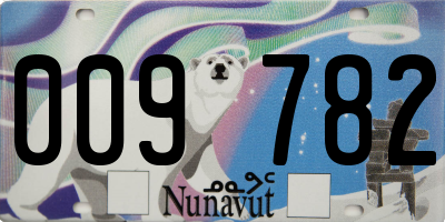 NU license plate 009782