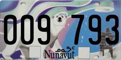 NU license plate 009793