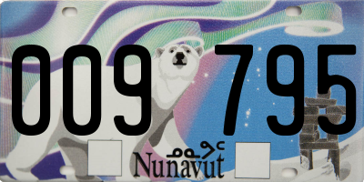 NU license plate 009795