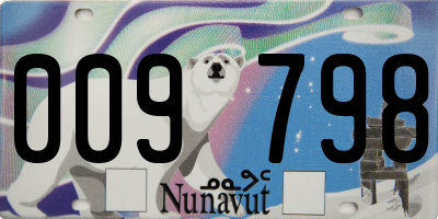 NU license plate 009798