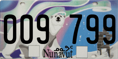 NU license plate 009799