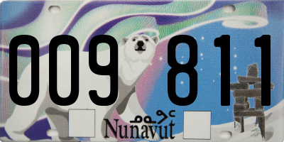 NU license plate 009811