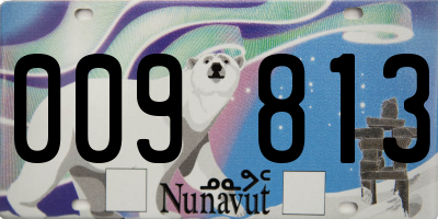 NU license plate 009813