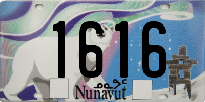 NU license plate 1616