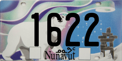 NU license plate 1622