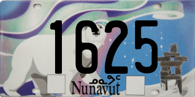 NU license plate 1625