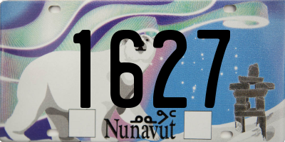 NU license plate 1627