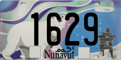 NU license plate 1629