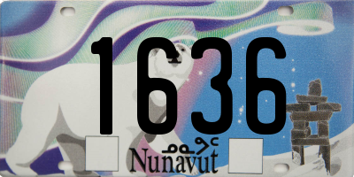 NU license plate 1636