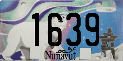 NU license plate 1639