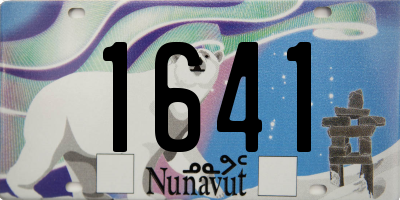 NU license plate 1641