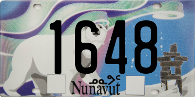 NU license plate 1648