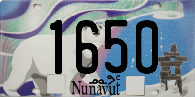 NU license plate 1650