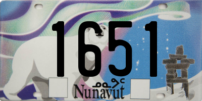 NU license plate 1651