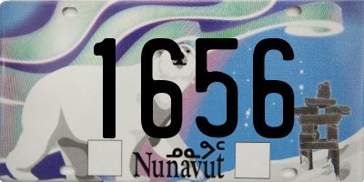 NU license plate 1656