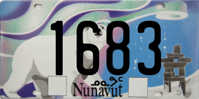 NU license plate 1683