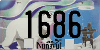 NU license plate 1686