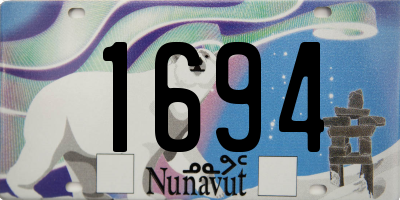 NU license plate 1694