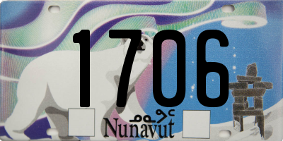 NU license plate 1706