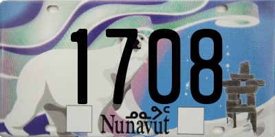 NU license plate 1708