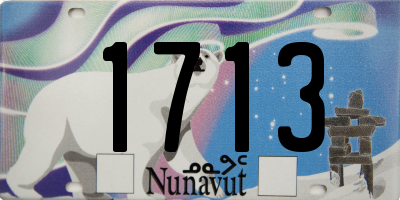 NU license plate 1713