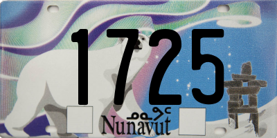 NU license plate 1725