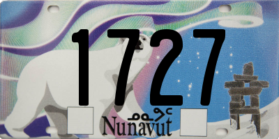 NU license plate 1727