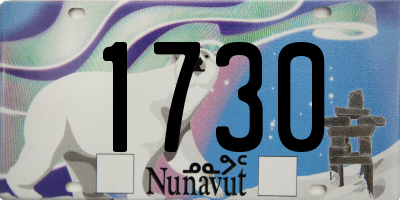 NU license plate 1730