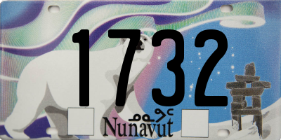 NU license plate 1732