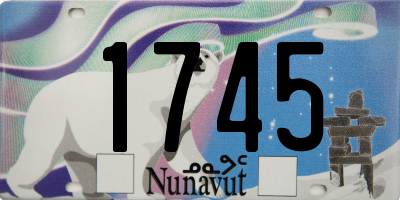 NU license plate 1745