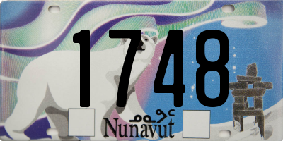 NU license plate 1748