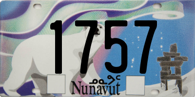 NU license plate 1757