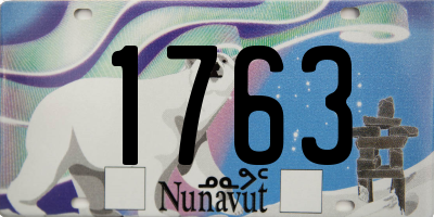 NU license plate 1763